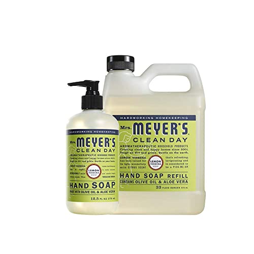 Mrs. Meyer's Clean Day Hand Soap Refill - Moisturizing with Essential Oils, 32oz Variety Pack