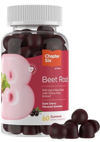 Zahler Beet Root Gummies - Natural Energy Support, Antioxidant-Rich, Vegetarian - 60 Count