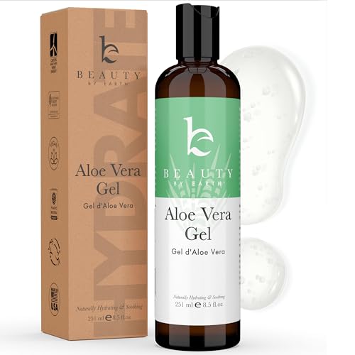 Aloe Vera Gel - Deep Hydration, Soothing Relief for Sunburns, Natural Ingredients - 8oz