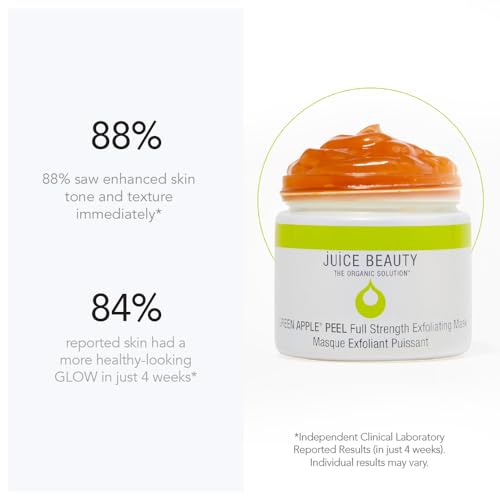 Juice Beauty Exfoliating Mask - Brightening AHAs & BHAs, Vegan, Cruelty-Free - 2 Fl Oz