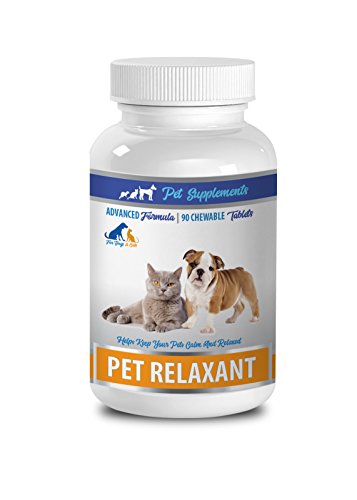 Pet Supplements Cat Anxiety Relief - Natural Relaxant for Dogs & Cats, 90 Chews