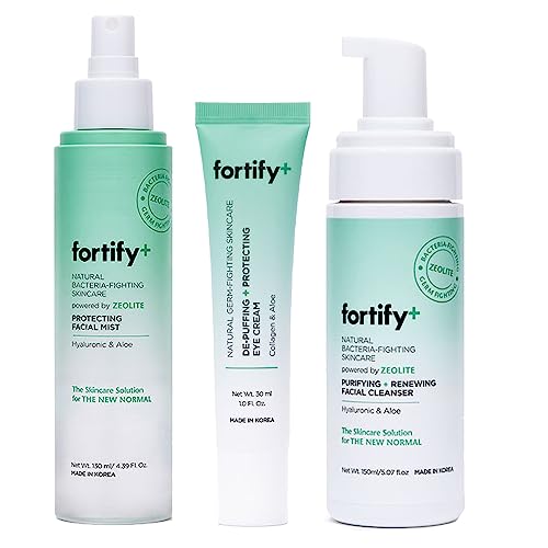 Fortify Best Sellers Skin Care Set - Hydrating, Anti-Aging, Vegan - 4 Products, Made in Korea