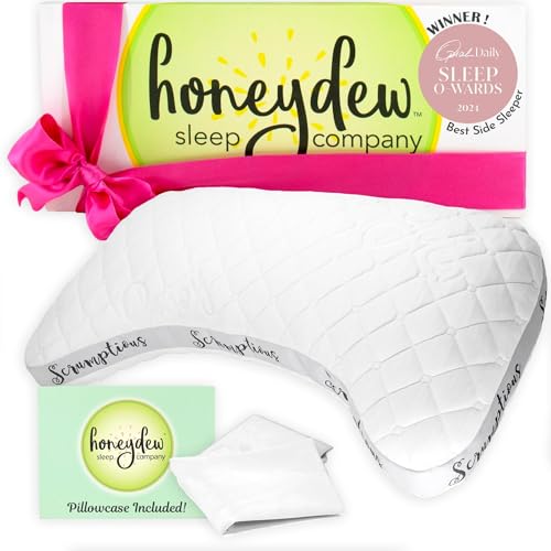 Honeydew Scrumptious Cooling Pillow - Pain Relief for Side Sleepers, Hypoallergenic - Queen Size