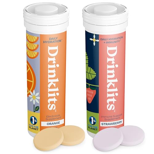 Drinklits Hydration & Immune Support Pack - Sugar-Free, Gluten-Free, 20 Servings