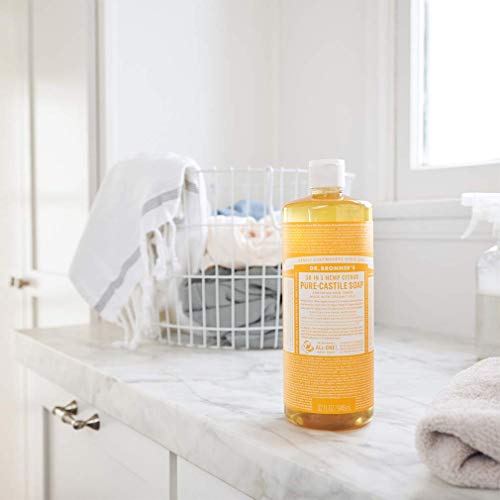 Dr. Bronner's Pure-Castile Liquid Soap - Organic, Fair Trade Ingredients, 32oz & 2oz Travel Size