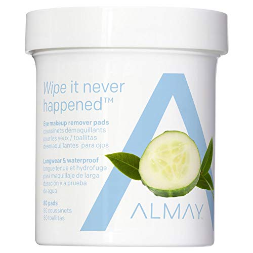 Almay Makeup Remover Pads - Gentle & Effective, Hypoallergenic, Cruelty Free - 80 Pads