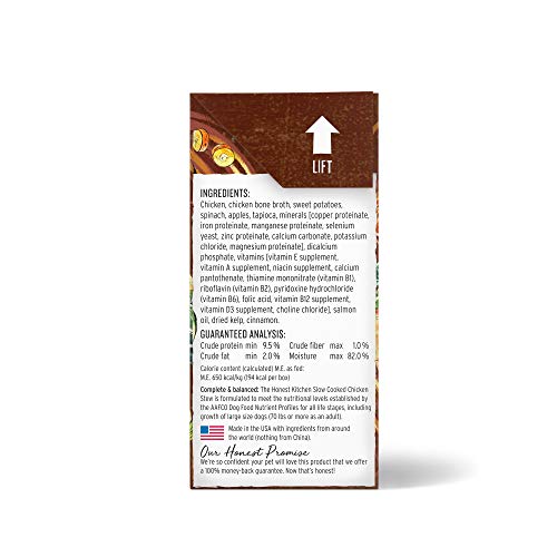 The Honest Kitchen Wet Dog Food - Human Grade, Complete & Balanced, No Fillers - 10oz