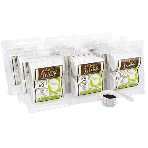 Perfect Pod EZ-Cup Paper Coffee Filters - Smooth Brew, 100% Biodegradable - 9-Pack (450 Filters)