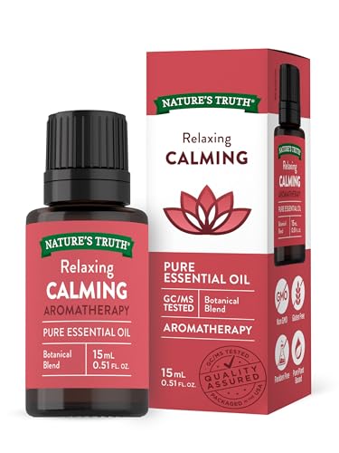 Nature's Truth Essential Oil - Calming, 100% Pure Plant Oils, Uplifting Citrus - 0.51 Fl Oz