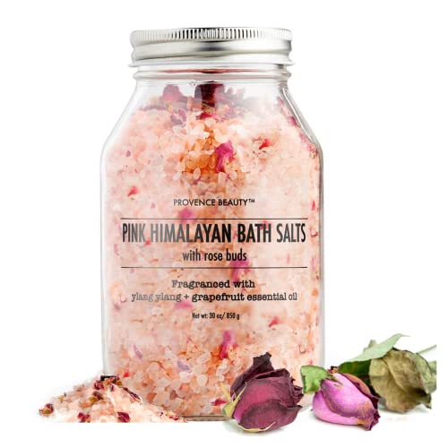 Provence Beauty Bath Salt - Detoxifying Ylang Ylang & Grapefruit, Revitalizes Skin - 16oz