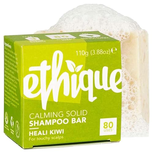 Ethique Heali Kiwi Shampoo Bar - Nourishing for Dry, Itchy Scalps, Vegan - 3.88 oz