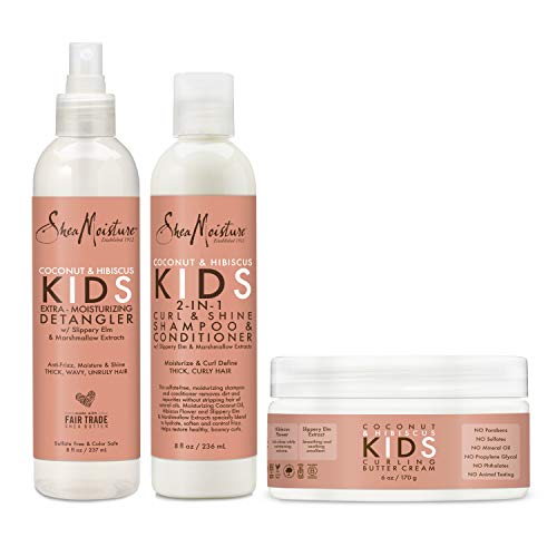 SheaMoisture Kids Shampoo & Body Wash - Hydrating Curls, No Sulfates or Parabens - 3 Count