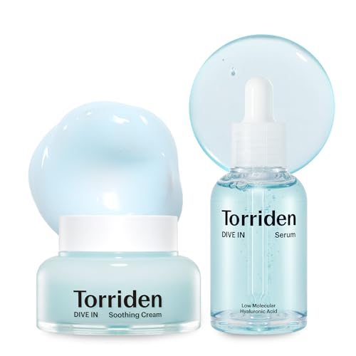 Torriden Skin Care Set - Deep Hydration with Hyaluronic Acid, Vegan & Cruelty-Free - 1.69oz + 3.38oz