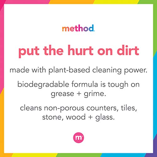 Method All-Purpose Cleaner Spray - Plant-Based, Biodegradable, Lime + Sea Salt Scent - 28oz