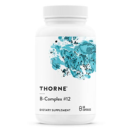 Thorne B-Complex #12 - Supports Nervous System, Energy Production, Active B12 & Folate - 60 Caps