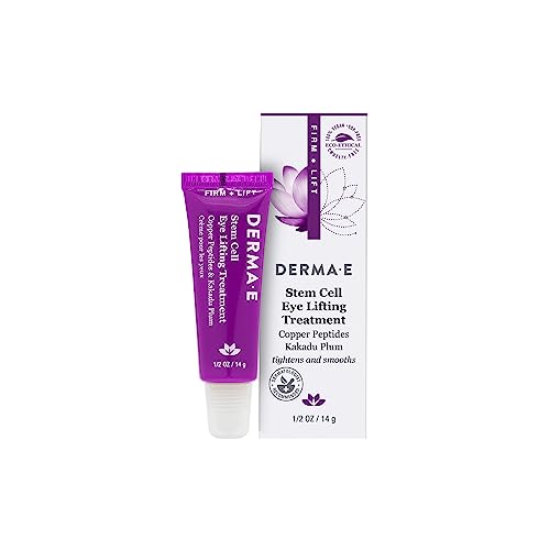 Derma E Eye Cream - Firming, Hydrating & Revitalizing with Plant Stem Cells - 0.5oz