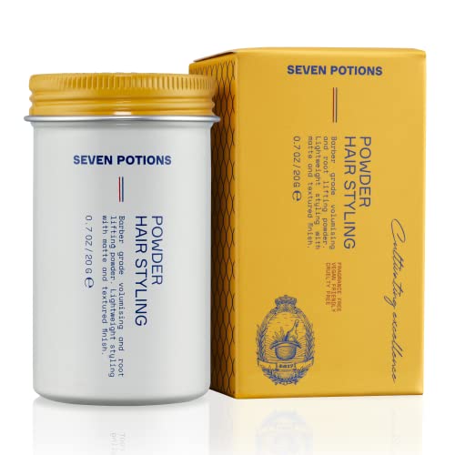 SEVEN POTIONS Hair Styling Powder - Volume & Texture, Natural Hold for All Hair Types - 0.7oz