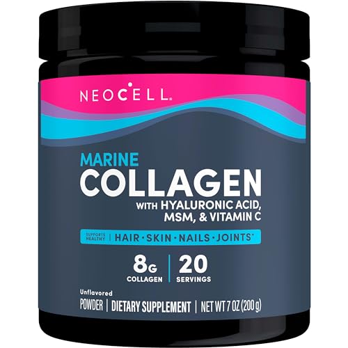 NeoCell Marine Collagen Protein Powder - Supports Skin, Joints & Hydration - Unflavored, 7oz