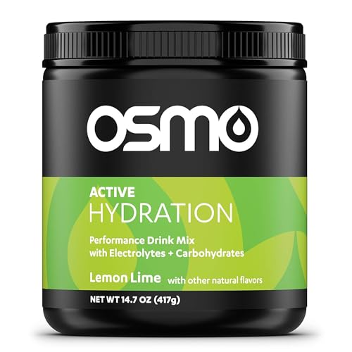 Osmo Active Hydration Electrolyte Powder - Boosts Power & Endurance, All Natural - Lemon Lime