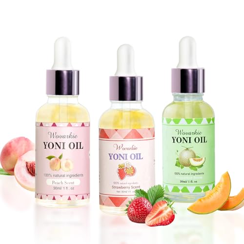 Yoni Essence Feminine Care Set - Moisturizing, PH Balanced, Organic Oils for Daily Health - 3 x 1oz