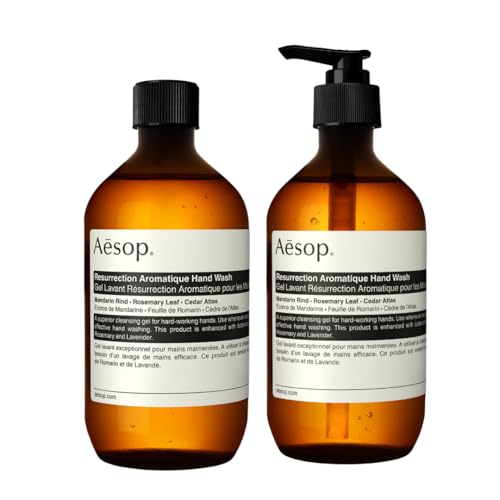 Aesop Hand Soap - Gentle Cleanser with Orange, Rosemary & Lavender Oils - 16.9 oz, Pack of 2