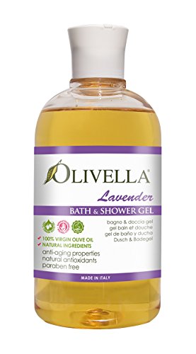 Olivella Shower Gel - Natural Moisture Retention, Antioxidant Benefits - 16.9 Fl Oz