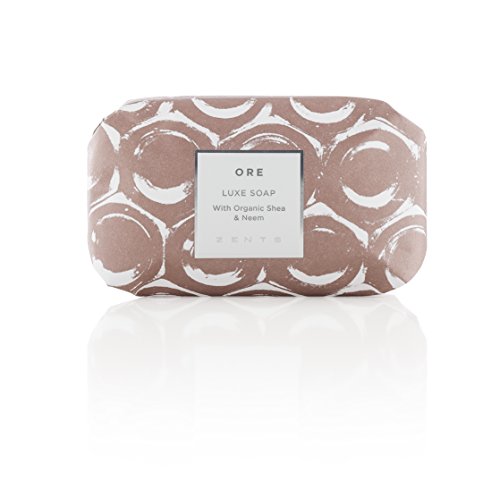 Zents Luxe Bar Soap - Moisturizing with Organic Shea Butter, Natural Ingredients - 5.7 oz