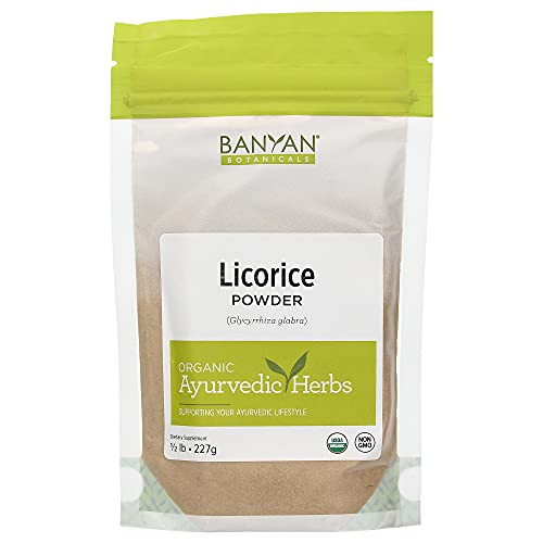 Banyan Botanicals Licorice Root Powder - Supports Breathing, Digestion, & Skin Health - 8oz