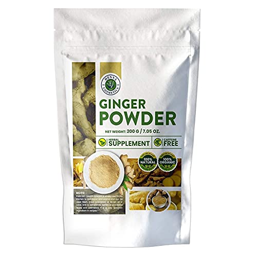 Henna Cosmetics Ginger Powder - 100% Pure, Chemical-Free, Organic - 200g (7.05oz)