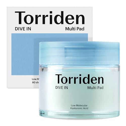 Torriden Facial Cleansing Sponge Set - Hydrating, Hypoallergenic, Vegan - 80 Pads