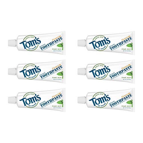 Tom's of Maine Toothpaste - Natural Cavity Protection, No Artificial Ingredients - 3oz 6-Pack