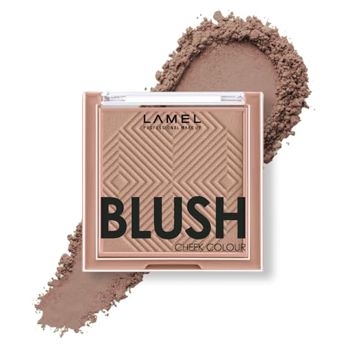 Lamel Blush Cheek Mini - Lightweight, Blendable, Hypoallergenic - 4 Shades, Taupe - 3.8g