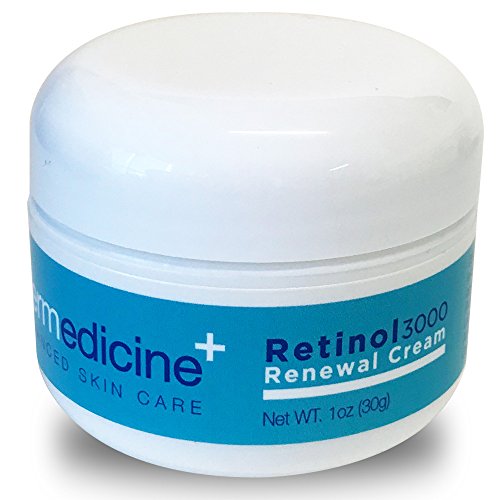 Dermedicine Retinol Renewal Cream - Reduces Fine Lines, Hydrates & Improves Skin Tone - 1 fl oz