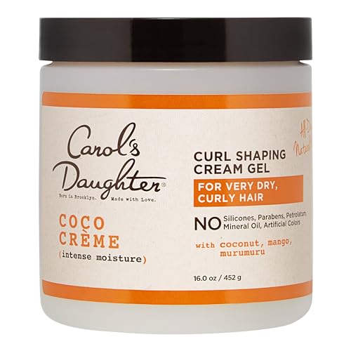 Carol’s Daughter Curl Shaping Cream Gel - Moisturizes & Defines Curls with Coconut Oil - 16oz