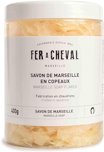 Fer à Cheval Marseille Soap Flakes - Hypoallergenic, Versatile for Laundry & Cleaning - 400g