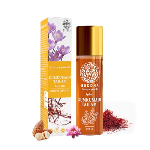 Buddha Natural Kumkumadi Face Oil - Ageless Radiance, Nourishing Ingredients - 7 Ml