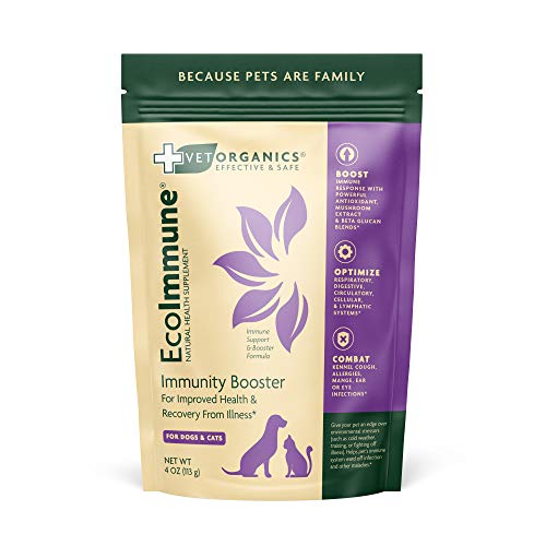 EcoImmune Dog & Cat Immune Support Supplement - Antioxidants & Vital Nutrients - 4oz