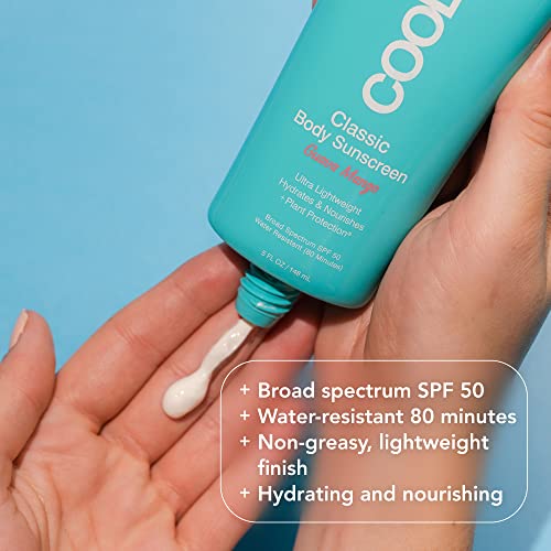 COOLA Sunscreen SPF 50 - Water Resistant, Antioxidant-Rich, Vegan, Guava Mango - 5 Fl Oz