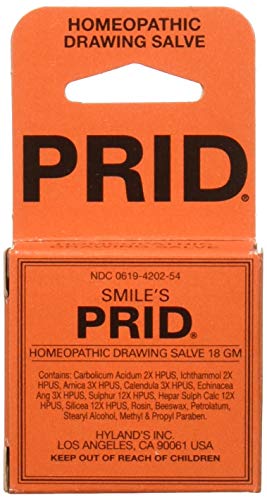 Hyland's Homeopathic Pride Drawing Salve - Relieves Skin Irritations, Pack of 2 - 18g Each