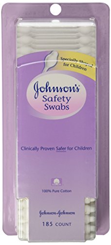 Johnson's Cotton Swabs - Gentle Ear Cleaning, Clinically Proven Safe for Children - 555 Count