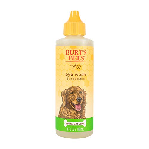 Burt's Bees Dog Eye Wash - Gentle Saline Rinse for Irritation Relief, Safe for All Dogs - 4oz