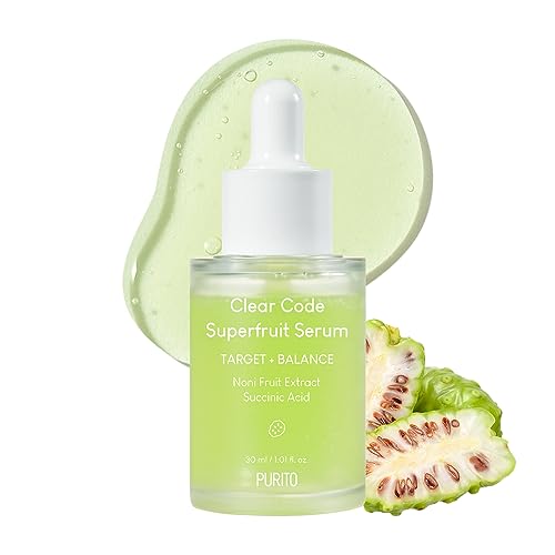 PURITO Face Serum - Clarifying Noni Fruit Extract, Vegan & Cruelty-Free, 30ml