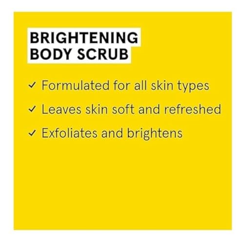 ACURE Body Scrub - Brightening Skin Renewal with Sea Salt & Niacinamide - 6 Fl Oz