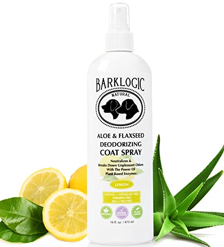 BarkLogic Pet Shampoo - Daily Odor Control, Plant-Based Ingredients, Natural Lemon - 16oz