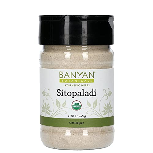 Banyan Botanicals Sitopaladi Churna Powder - Immune & Lung Support, Non-GMO, Vegan - Spice Jar