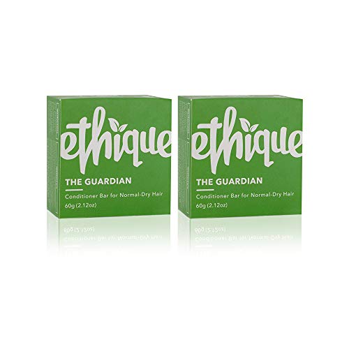 Ethique The Guardian Conditioner Bar - Nourishing for Oily/Balanced Hair, Vegan, 2.12 oz (Pack of 2)