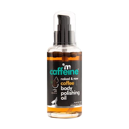 mCaffeine Coffee Body Oil - Reduces Stretch Marks & Cellulite, Olive Oil & Vitamin E - 100ml