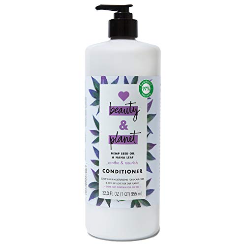 Love Beauty And Planet Conditioner - Nourishing Hemp Seed Oil & Nana Leaf, 32.3 Fl Oz