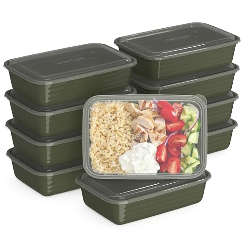 Bentgo Food Storage Containers - Durable, BPA-Free, Portion-Controlled with Lids - 20-Piece Set