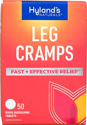 Hyland's Leg Cramps Tablets - Natural Pain Relief for Calves & Feet, Non-Habit Forming - 50 Count